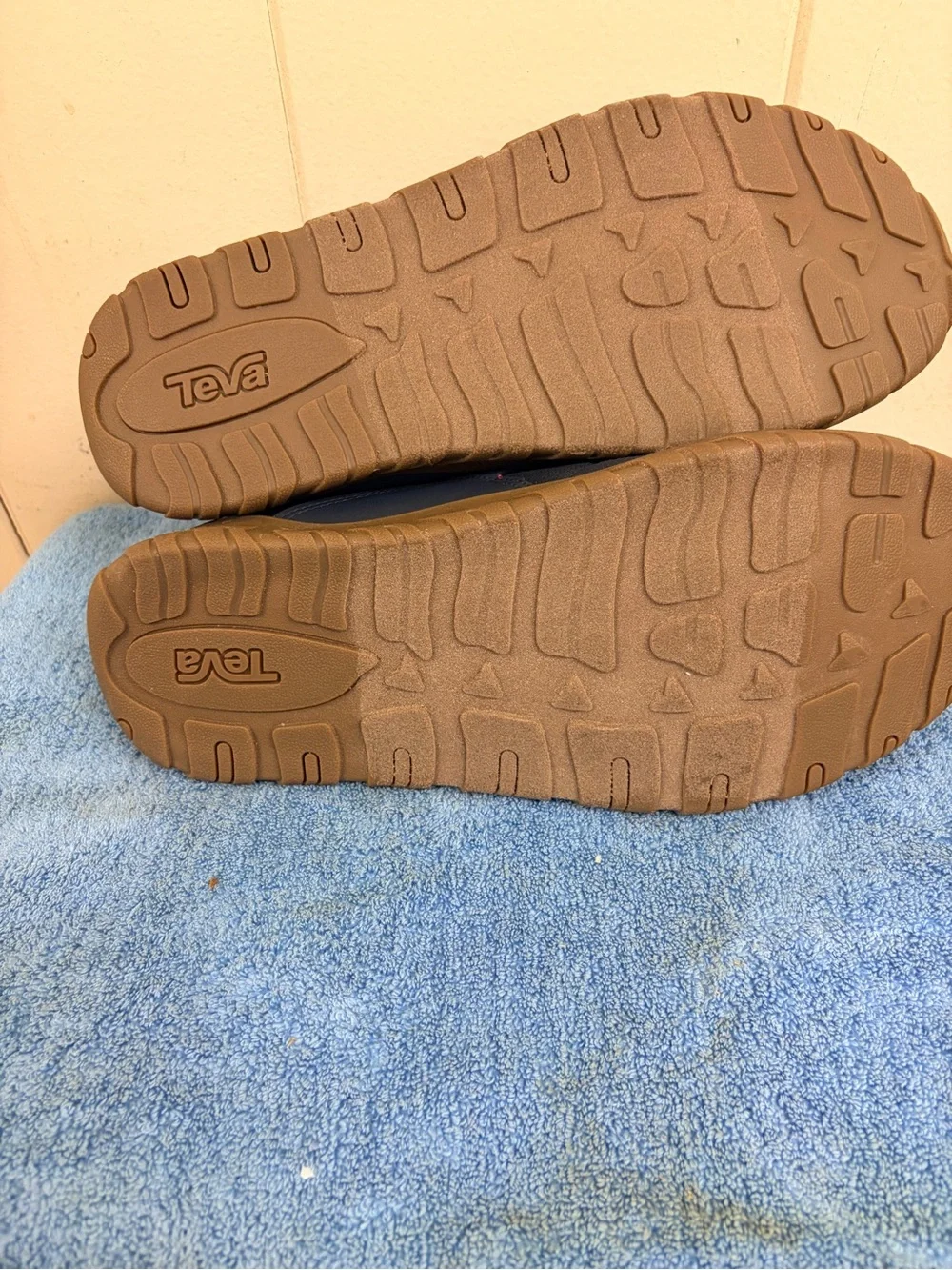 Teva Men's Slip-On Loafer in Navy and Brown